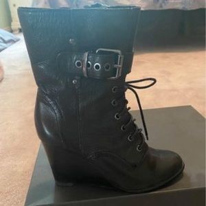 Kenneth Cole wedge boots. Gently used. Size 8.5